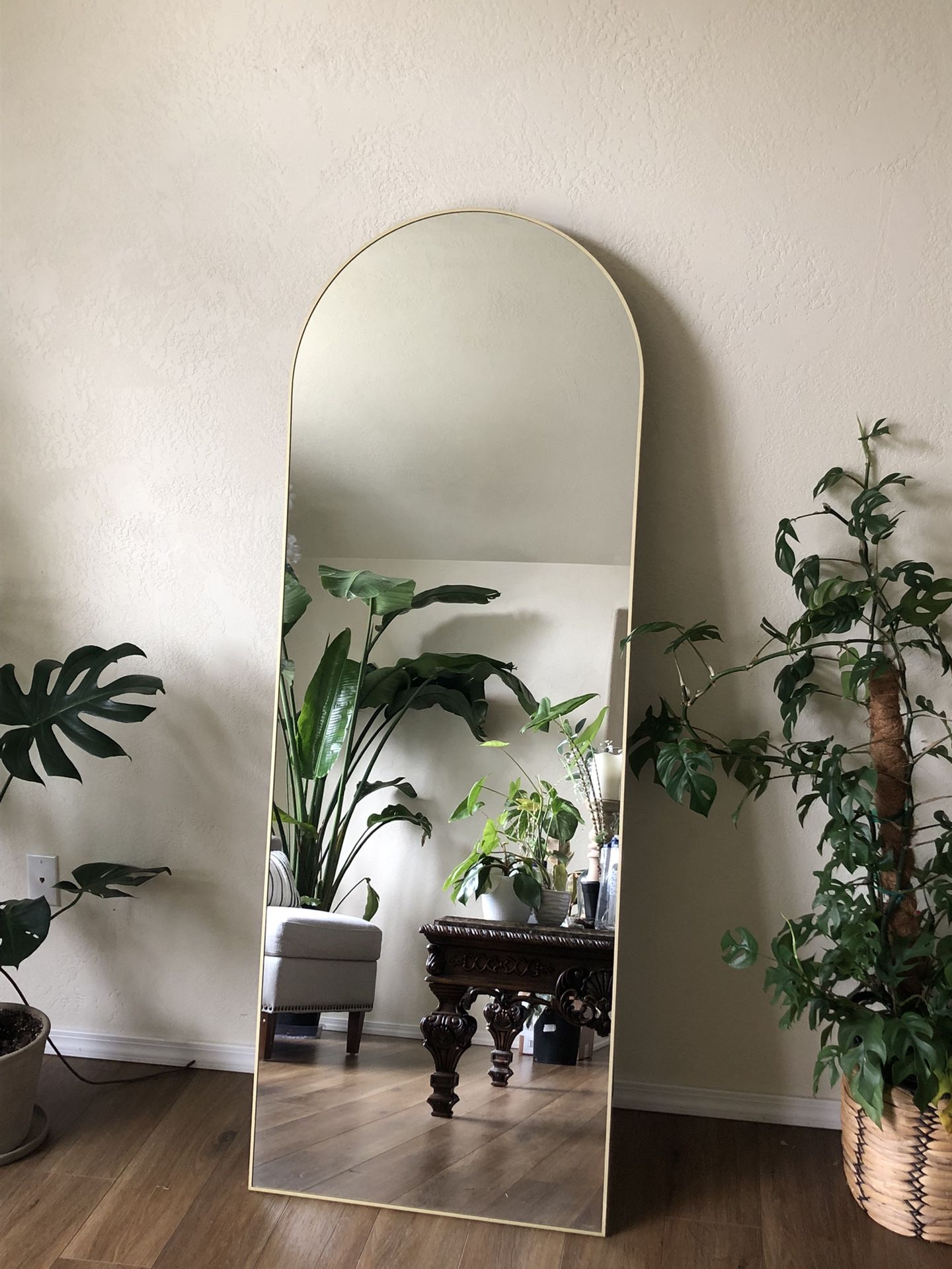 Large Gold Vanity Mirror 