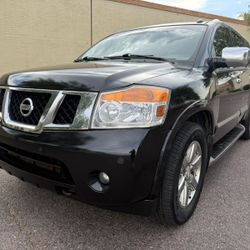 2012 NISSAN ARMADA PLATINUM, 4WD, ONE OWNER SUV, 3RD ROW SEAT, COLD AC, RUNS GREAT, FINANCE AVAILABLE 🚘