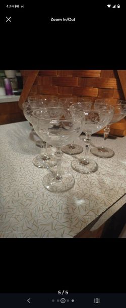Antique Crystal Glasses