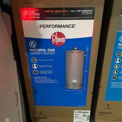 New 40 gal Gas Water Heater (installation included)