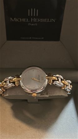 Michel Herblim of Paris gold town in stainless steel. Watch