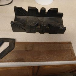 Mitre Box and saw