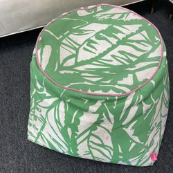 Lilly Pulitzer patio pouf 