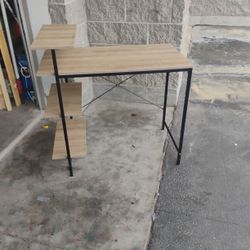 Desk With Shelves