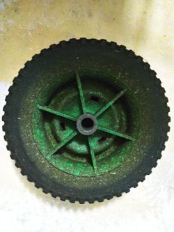 Push lawnmower front wheel 8" x 2"