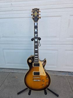 '76  Les Paul Custom Tobacco Sunburst owned  by Buddy Blue of the Beat Farmers.