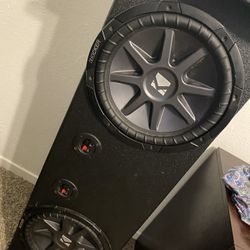 Kicker 12s With Pro box Amp And Epicenter 