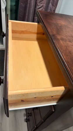 real wood cabinet