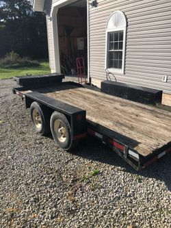 14ft equipment/car trailer