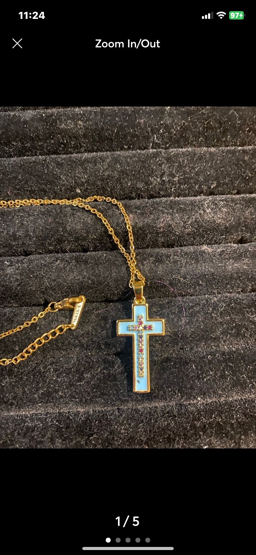 Gold Cross Necklace