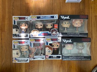 Some Funko pops