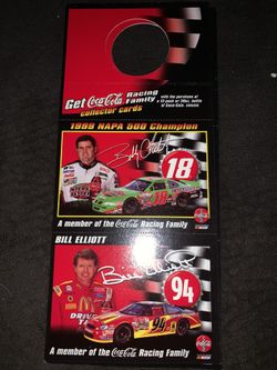 2000 Coca Cola Nascar Cards