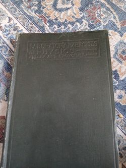 1912 Laboratory Exercises In Physics 