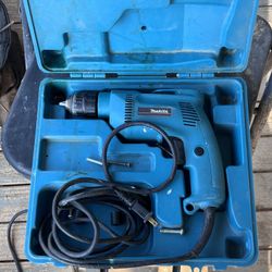Makita Electric Teal Hand Drill