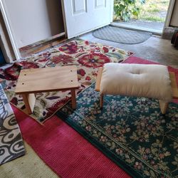 Two Meditation Stools Seat Cushion 