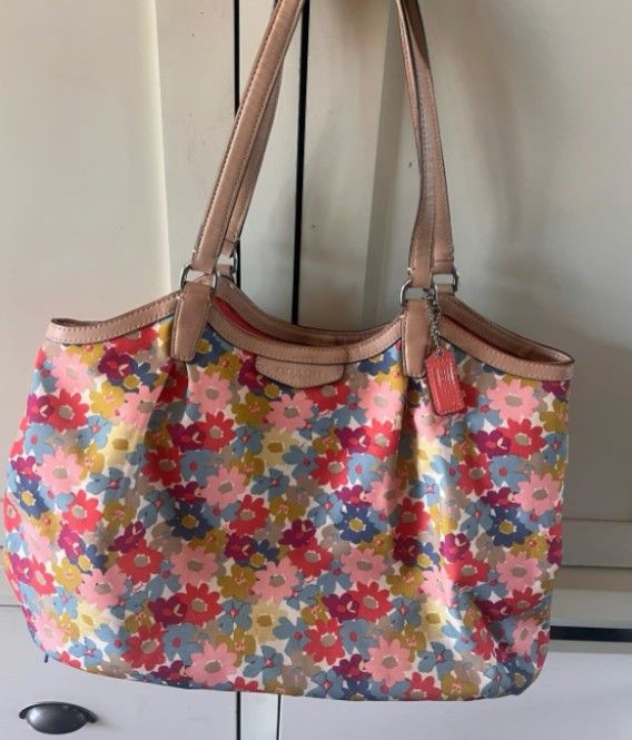 Spring flower Coach bag