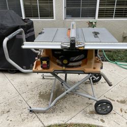 Rigid table Saw Folding Stand.