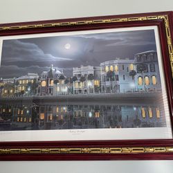 Charleston SC Framed and Signed Print