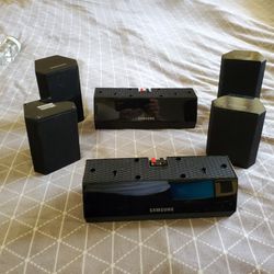 Surround Sound Samsung Speakers All 6 Plus Subwoofer Working Well
