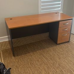 Desk With 3drawer Cabinet