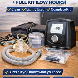 Airflow Breathing Machine + Full Kit (Low Hours)