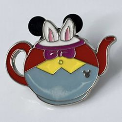 Disneyland Resort Alice in Wonderland Teapot White Rabbit DLR HM WDW Parks Pin
