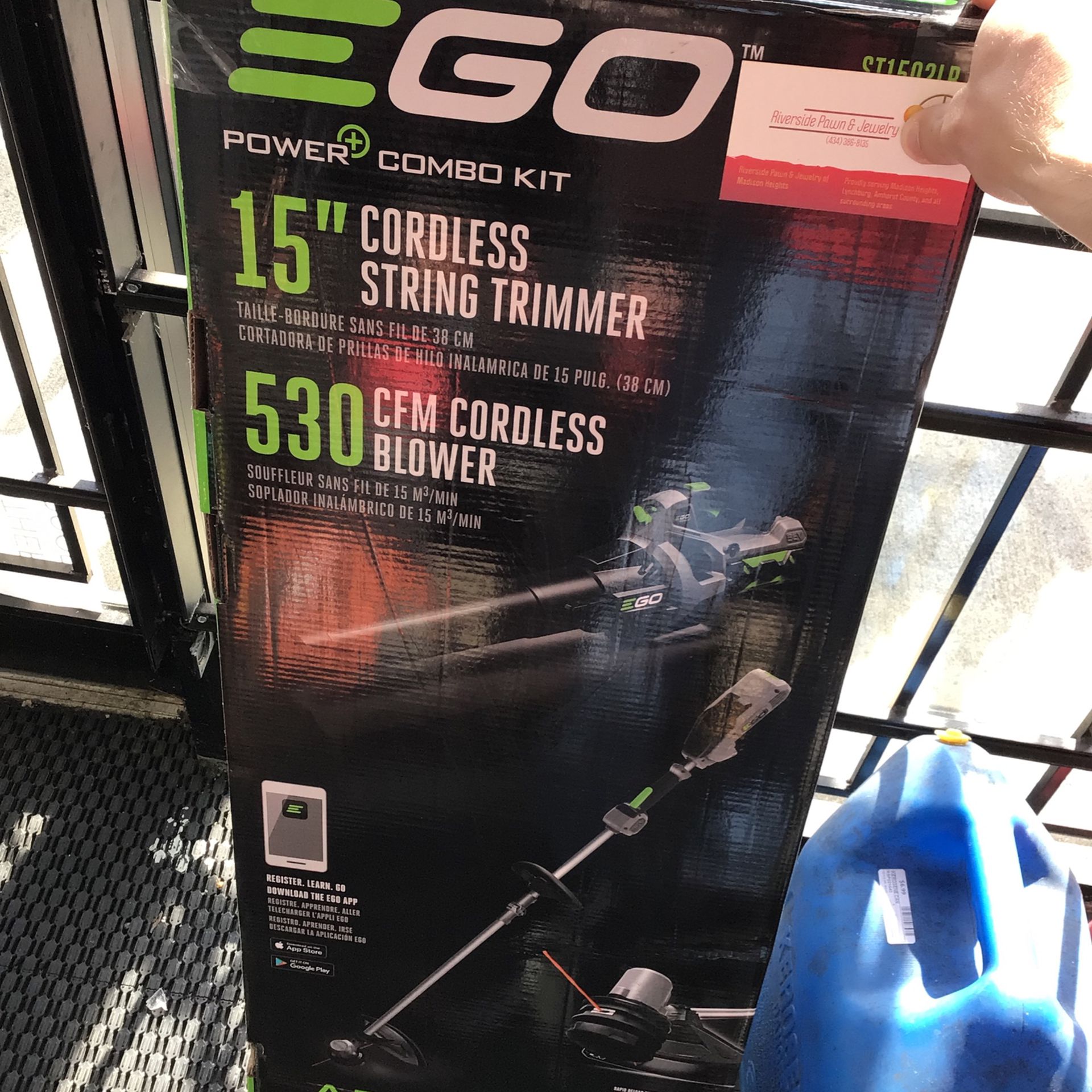 Ego Trimmer Blower Combo