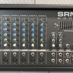 Fender SRM 6302 6 Channel Powered Mixer 