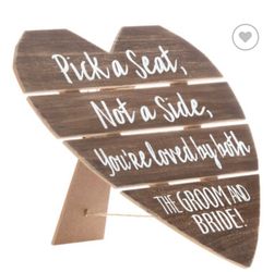 Wedding sign