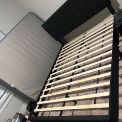 velvet full size bed frame