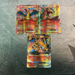 MEGA M CHARIZARD EX 13/106 X1 Charizard Ex 12/106 X 1 Charizard Xy17 Promo(Mint)