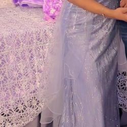 Dusty Blue Dress 