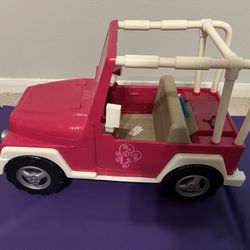 American Girl Doll Jeep