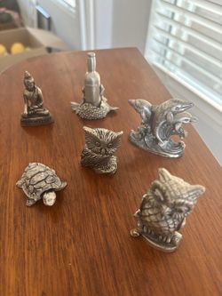 Pewter figurines