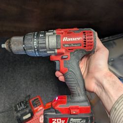 Bauer 20V Lithium-Ion Cordless 1/2 in. Hammer Drill. 