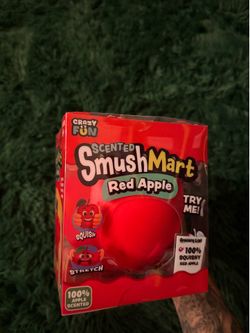 1 Smush Mart Red Apple Scented Squishy