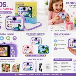 Digital Kids Camera 🎁 Instant Print Photos + Videos & Games (Perfect Gift) 