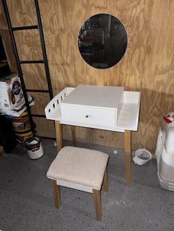 White vanity