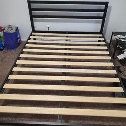 Black Metal Bed Frame