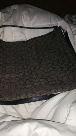Black coach purse