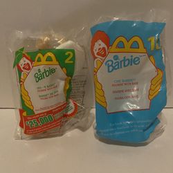 New Collectible Mc Donald’s Happy Meal Barbie Toys