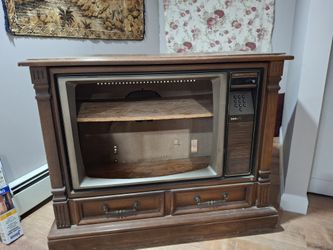 Old TV Book Shelf/bar
