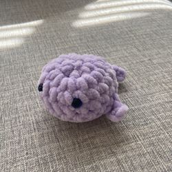 Crocheted Whale, Stuffed Animal