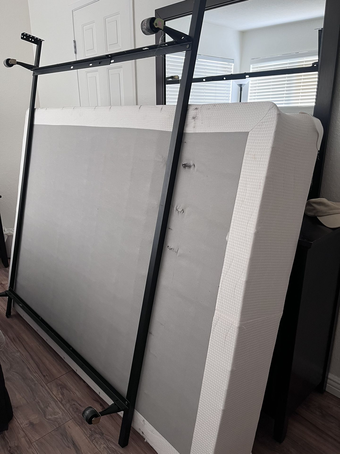 Free King Size Box Spring And Frame 