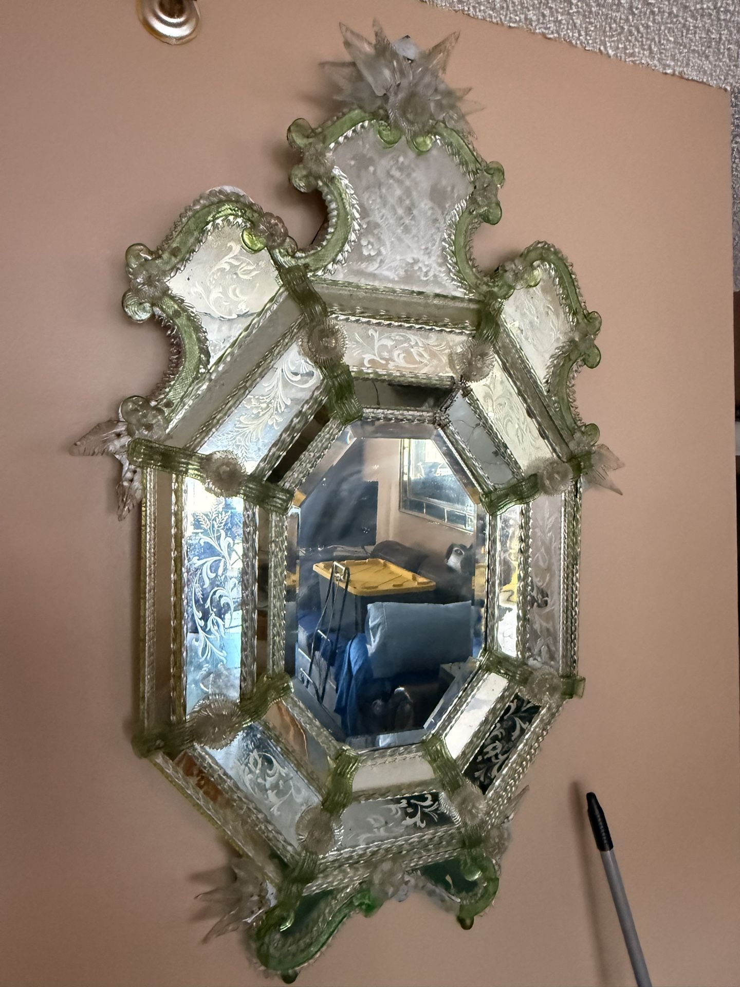 19th Century Antique Venetian Mirror