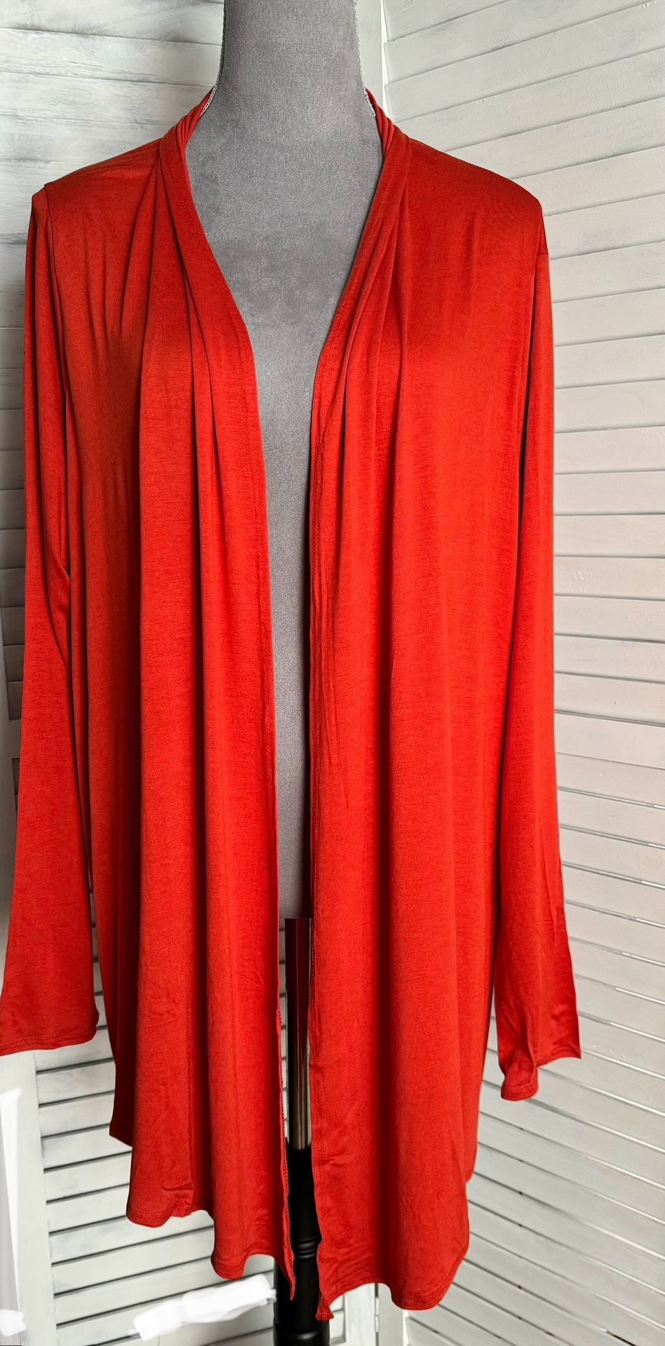 Red Cardigan, 3XL