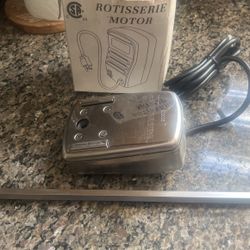 Motor Y Varilla Para Rostizador De Pollo