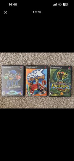 Premium PS2 Black Label Classics - CIB (Sly 2, Psychonauts, SSX)