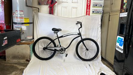 Green line brand 26 inch single speed, coaster Brake beach cruiser bicycle ready to ride
