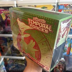 Pokemon TCG Scarlet & Violet Temporal Forces Iron Leaves Elite Trainer Box New 
